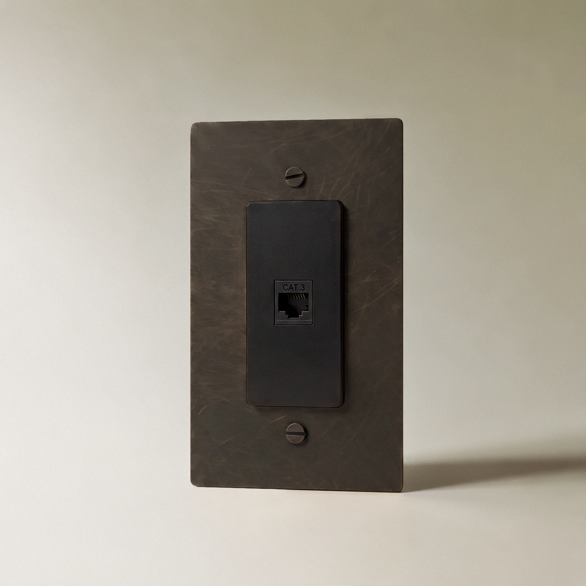 Brass Telephone Wall Jack