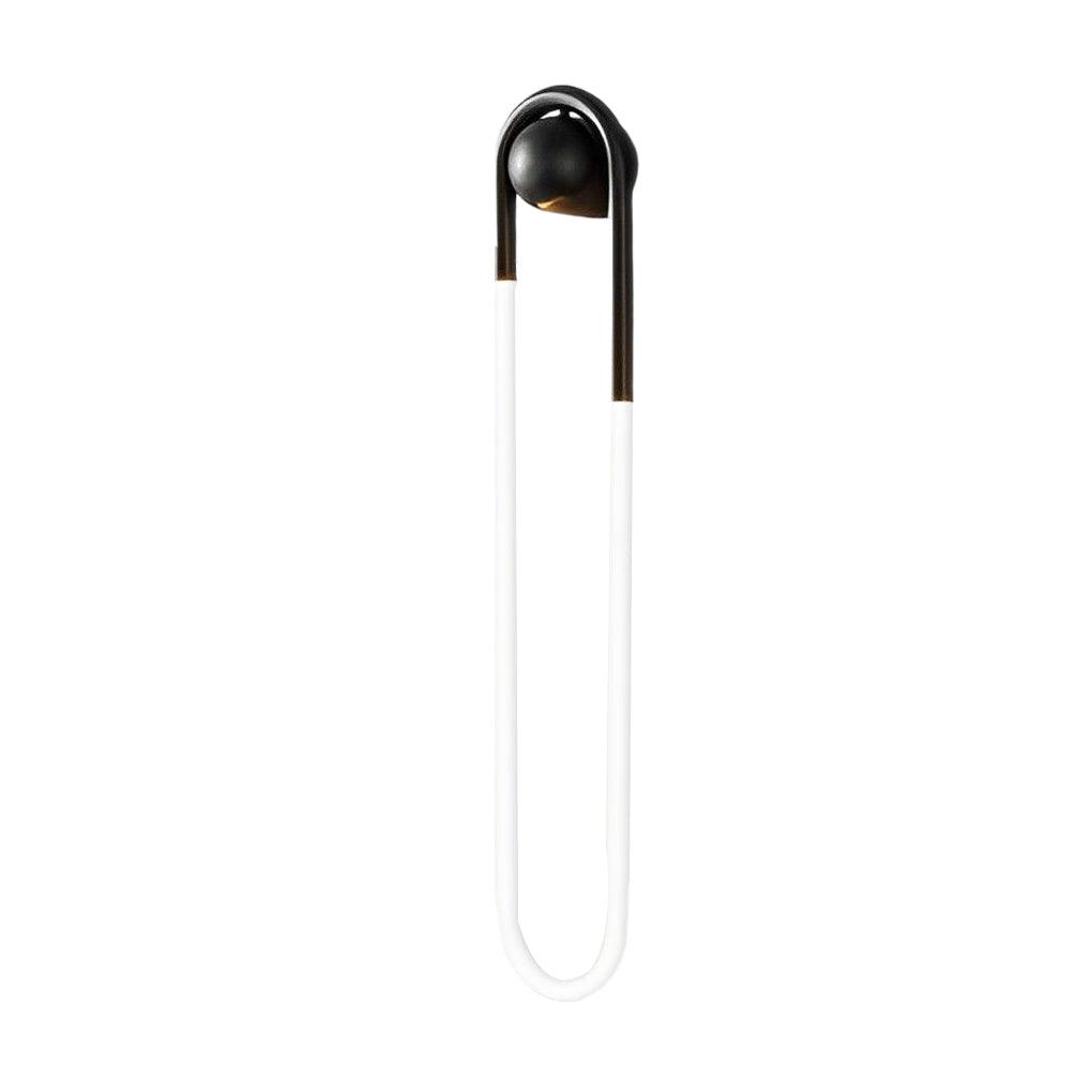 Oval Loop Wall Sconce, Brushed Copper Minimalist Wall Light