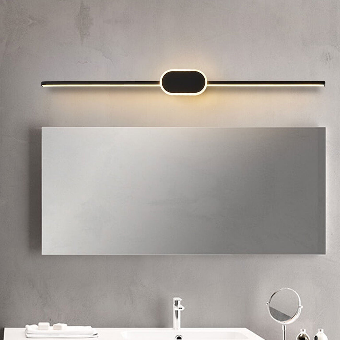Oval Base LED Vanity Light