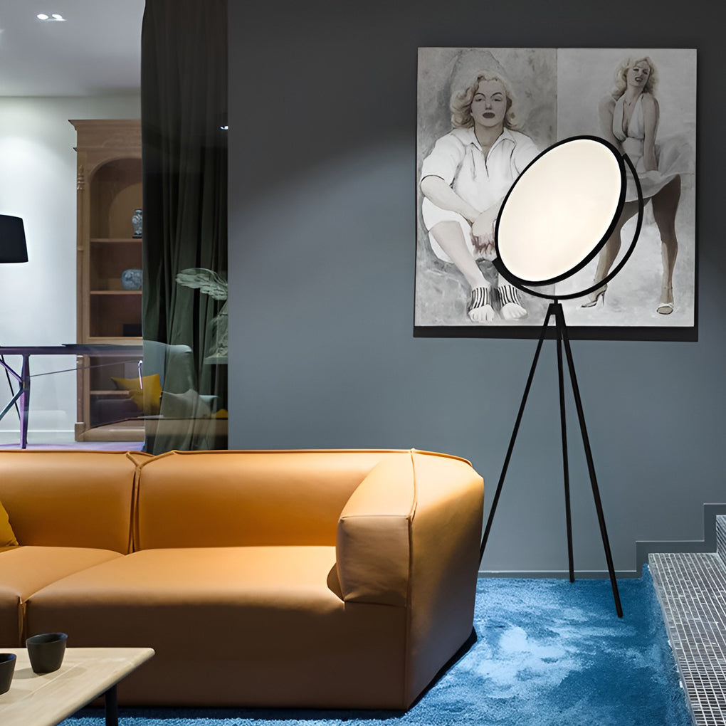 Staged Home Office Lighting Set