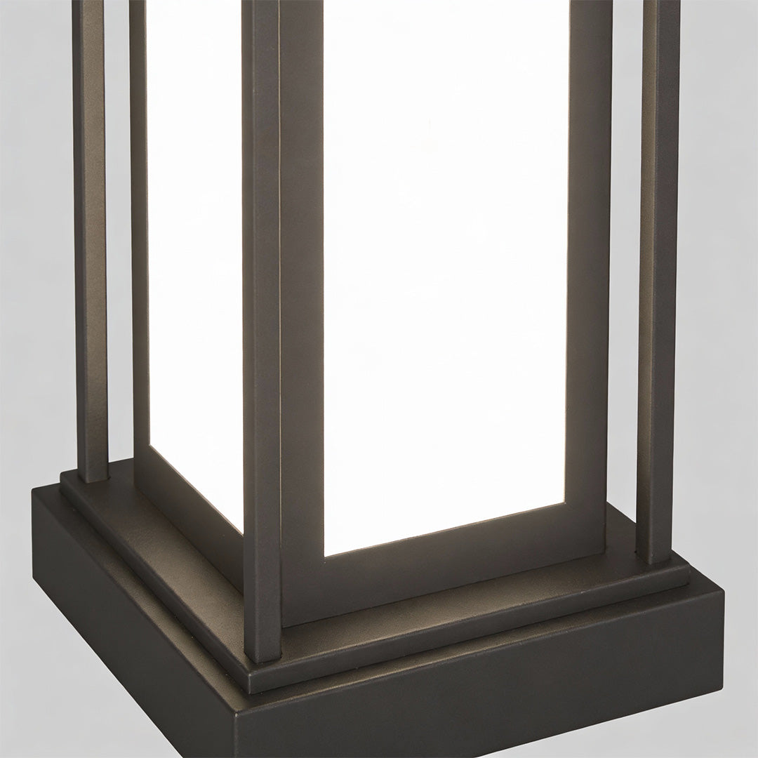 Open Frame Lantern Bollard Light, Stainless Steel Path Light 11