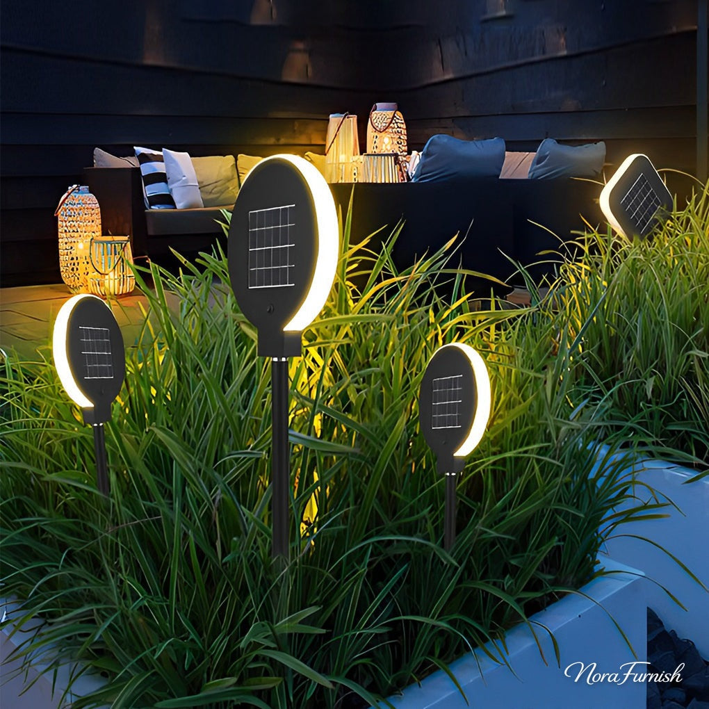 Solar Lawn Light, Stainless Steel Garden Stake Light, view 2