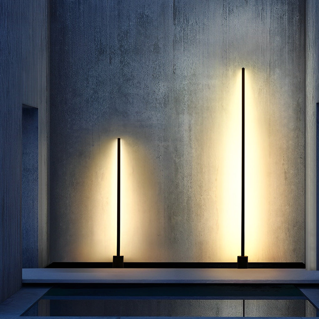 Slim Linear Light Bar Garden Lamp, Stainless Steel Path Light 16