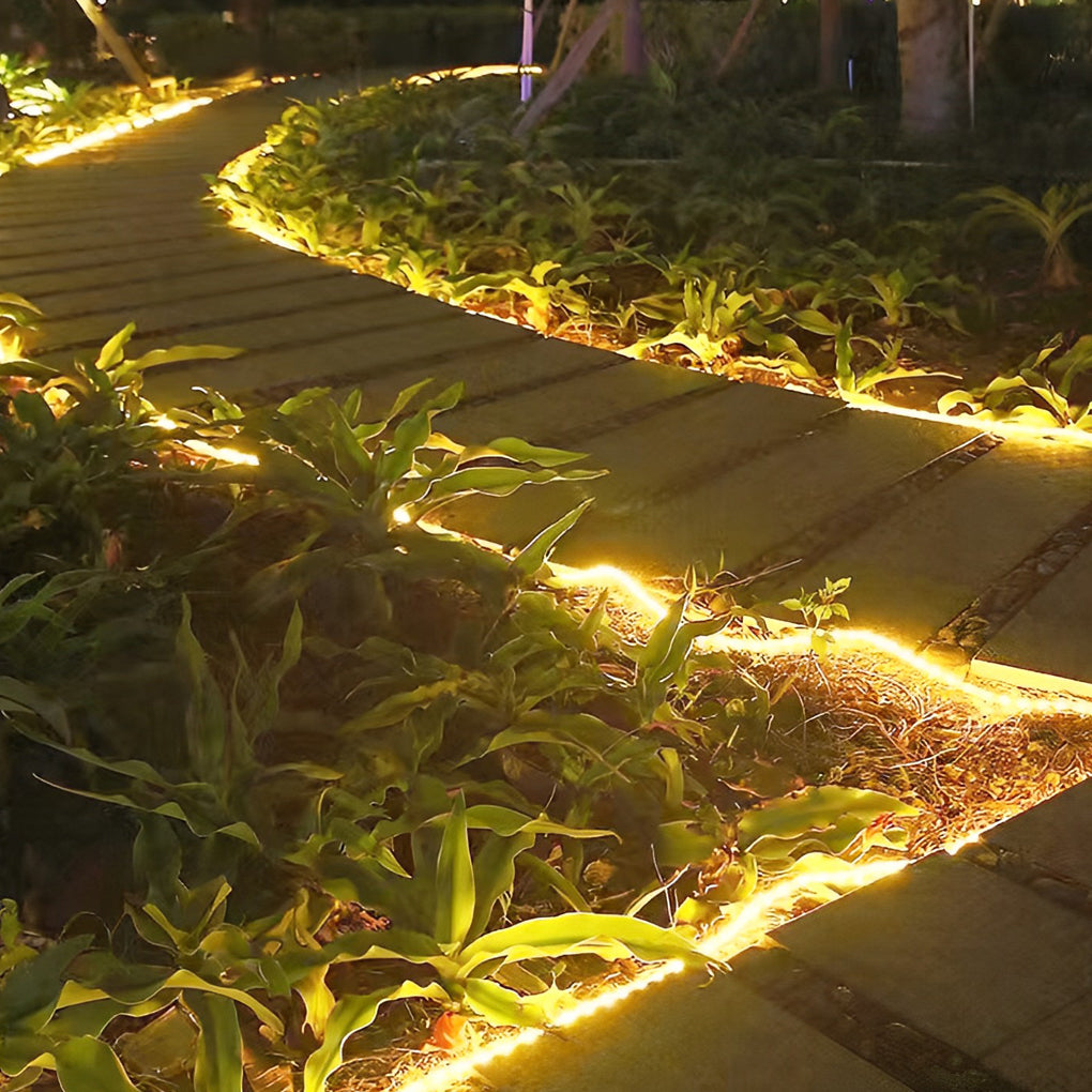 Starry Solar Strip Light, Flexible Waterproof Garden Accent, view 8