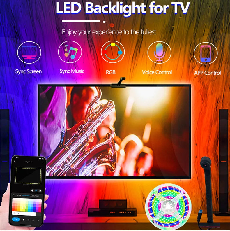 RGBIC TV Camera Sync Backlight