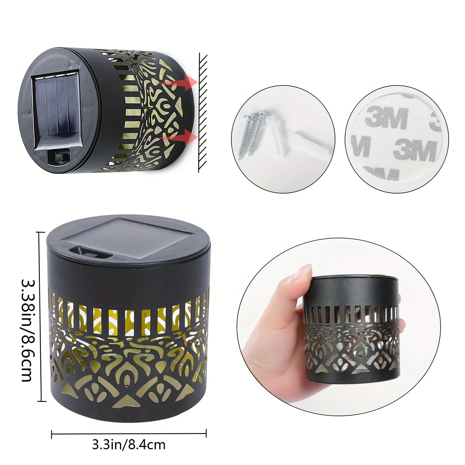 Solar Mandala Projection Wall Light