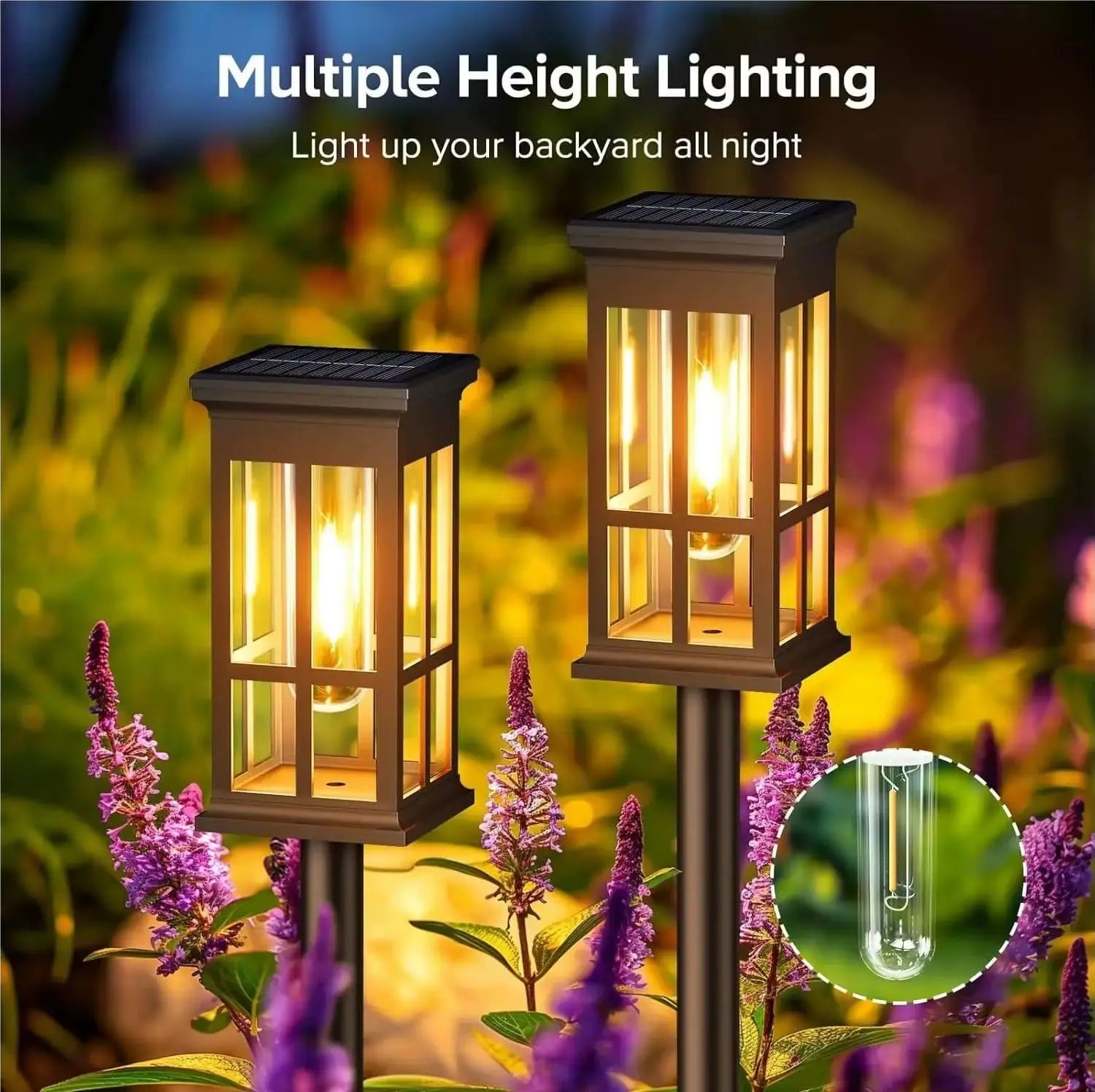 Solar Pathway Light Outdoor Solar Lamp Waterproof Landscape Lighting