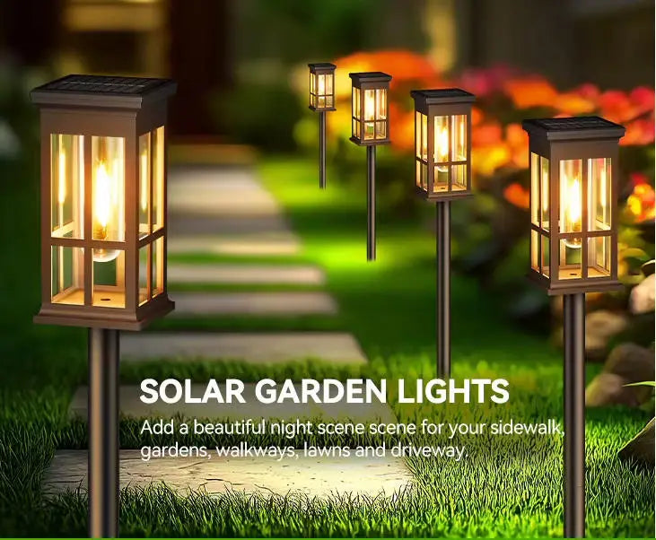 Solar Pathway Light Outdoor Solar Lamp Waterproof Landscape Lighting