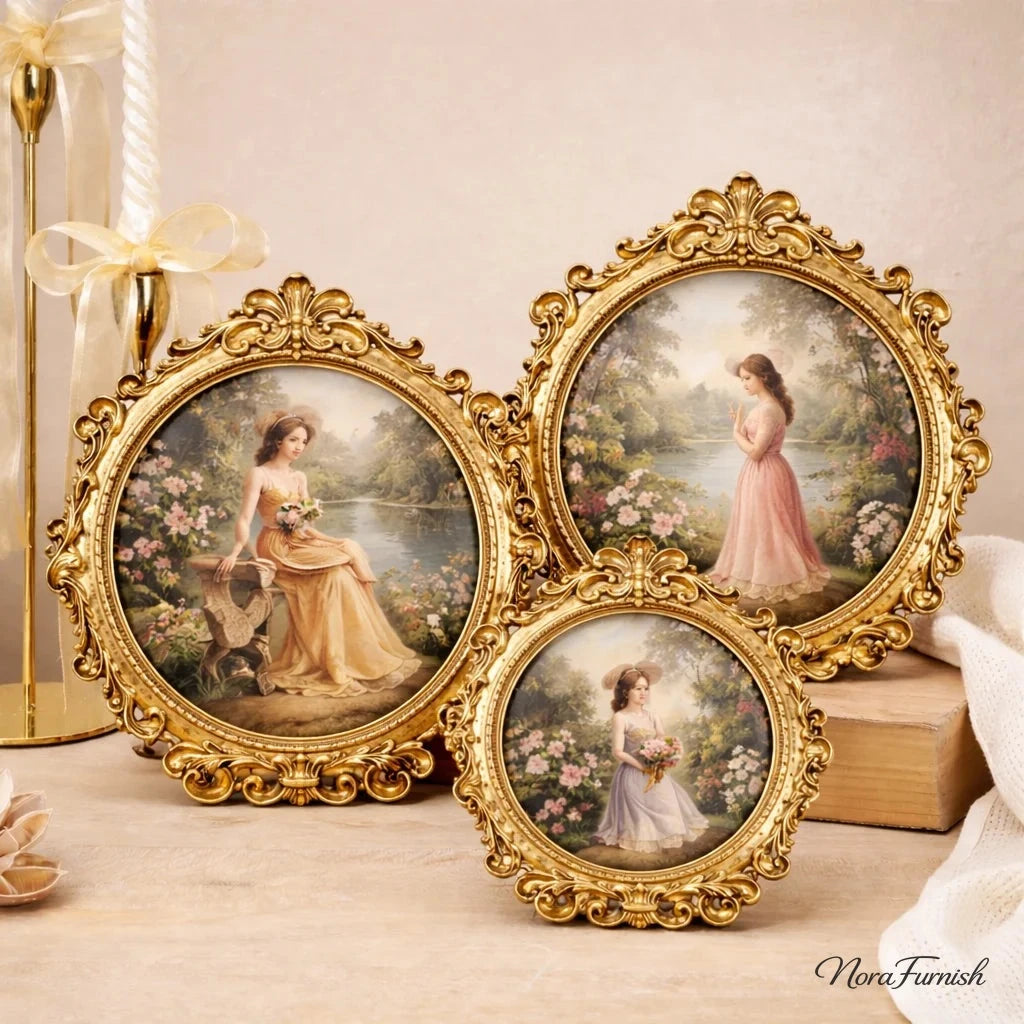 Cortona Ornate Vintage Gold Picture Frame, view 2
