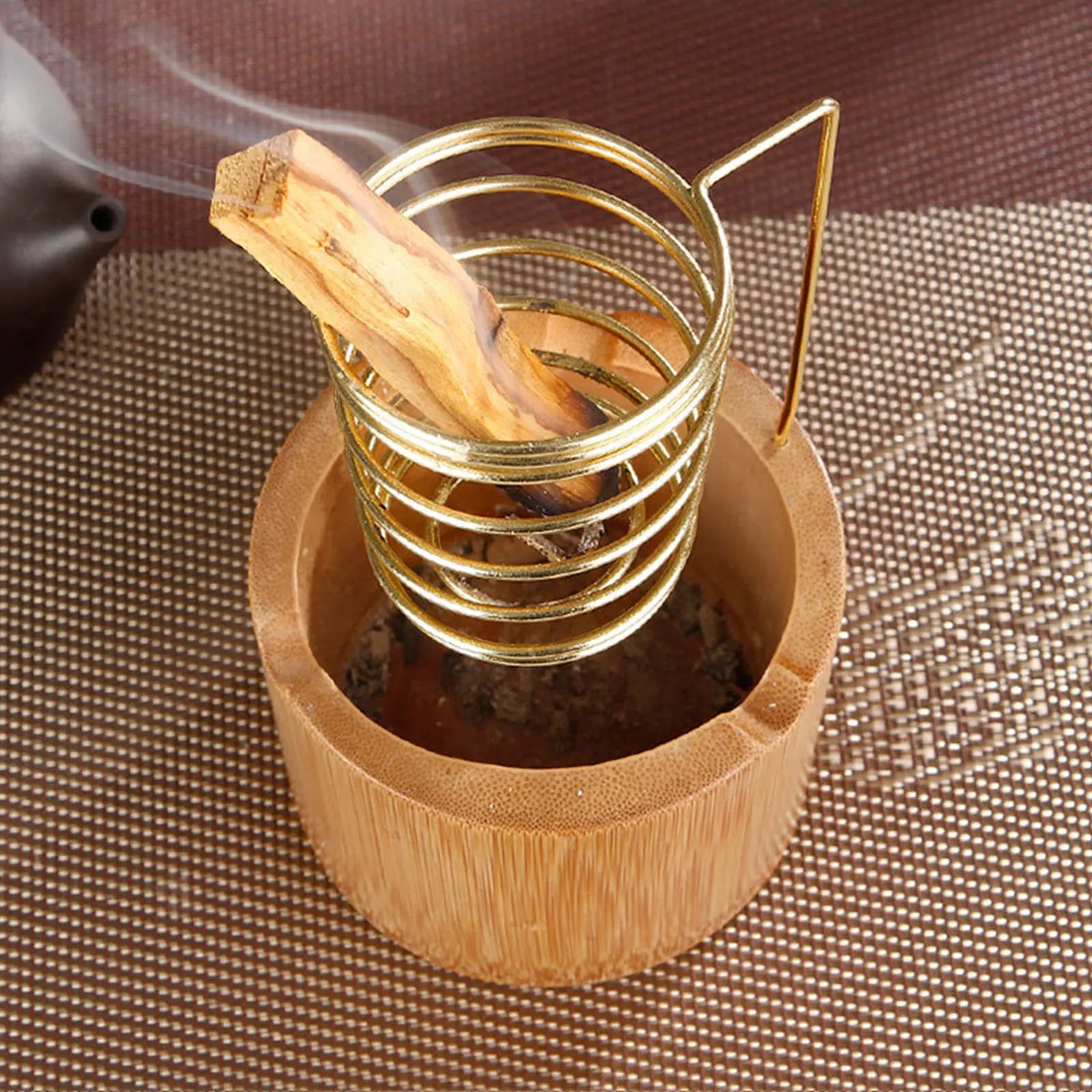 Wooden Palo Santo and Sage Holder