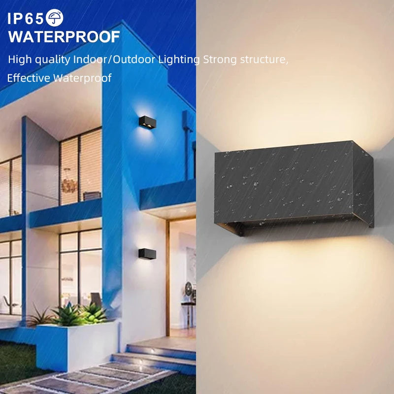 Up Down Aluminum Outdoor Wall Light