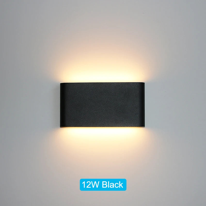 LED Outdoor Waterproof IP65 Wall Light Porch Garden Wall Lamp & Indoor