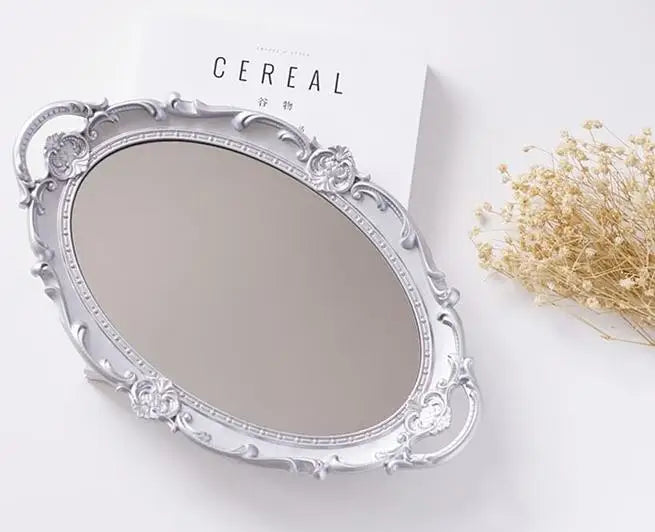 European Oval Decorative Tray
