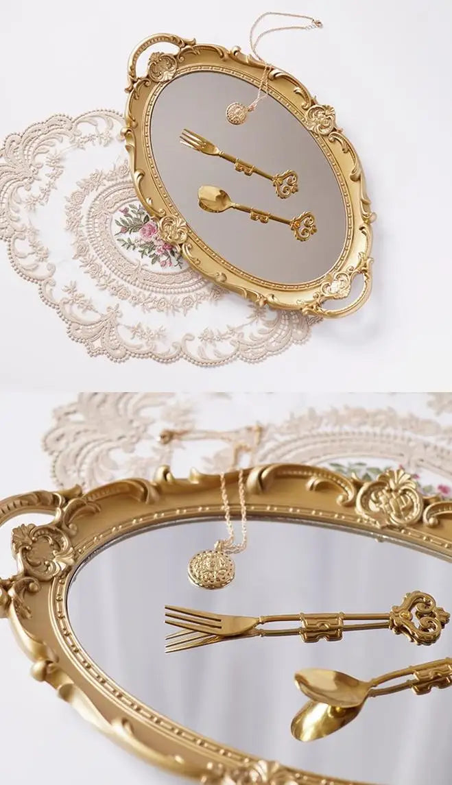 European Oval Decorative Tray