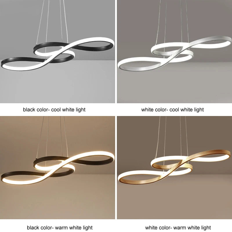 Modern Linear Island Pendant Light
