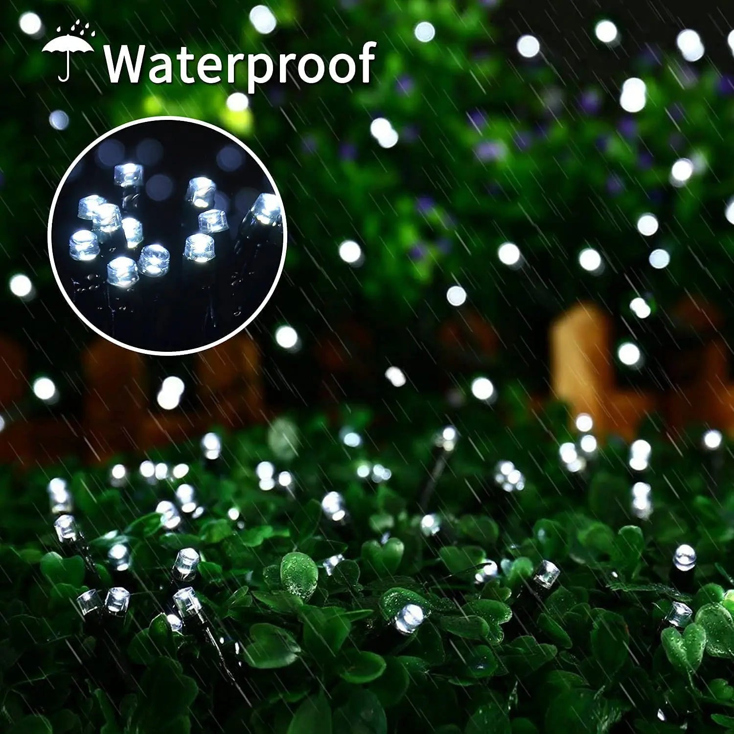 Solar Garden String Lights 8 Modes