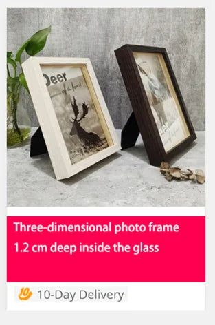 Custom Square Wood Photo Frame