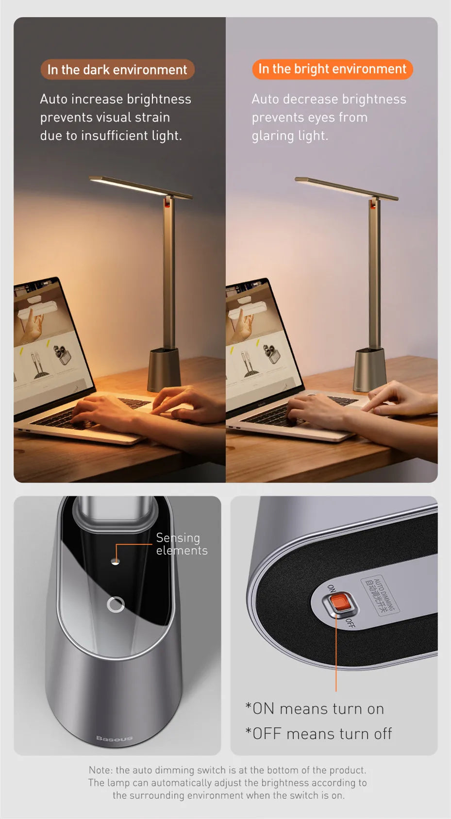 Baseus Foldable LED Desk Lamp