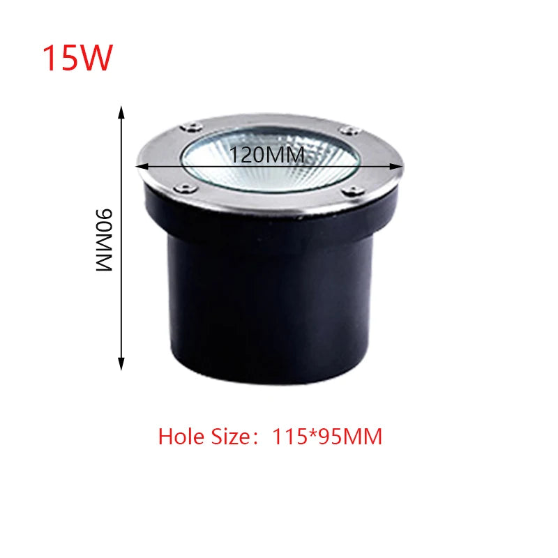Waterproof Led Light Garden Underground 3W 5W 10W 15W IP67 Outdoor