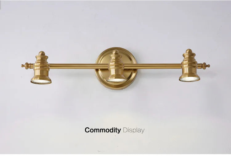 Vintage Bronze Vanity Mirror Light