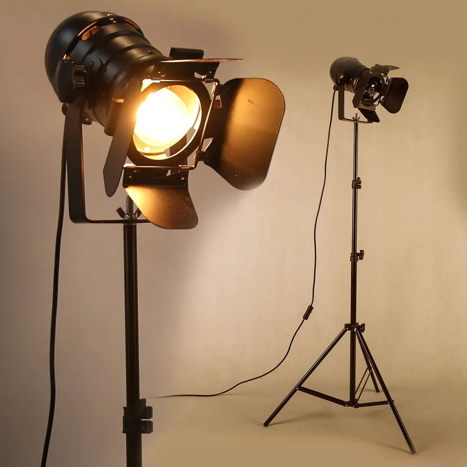 Industrial Retro Tripod Floor Lamp