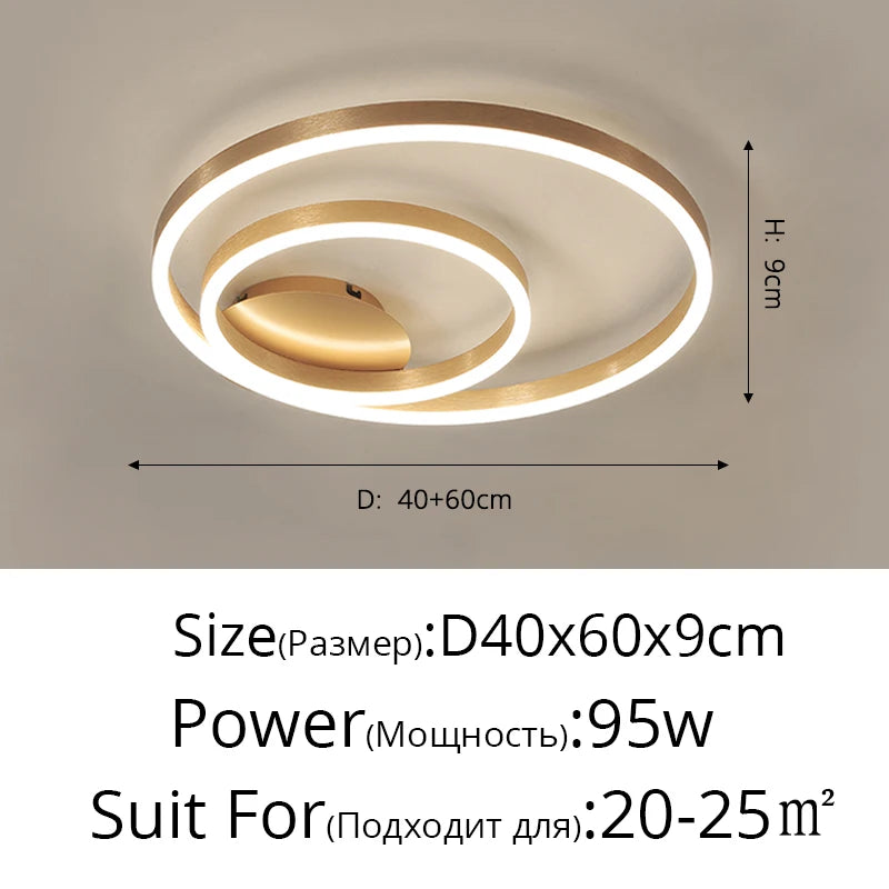 Nordic Round Circle Chandelier