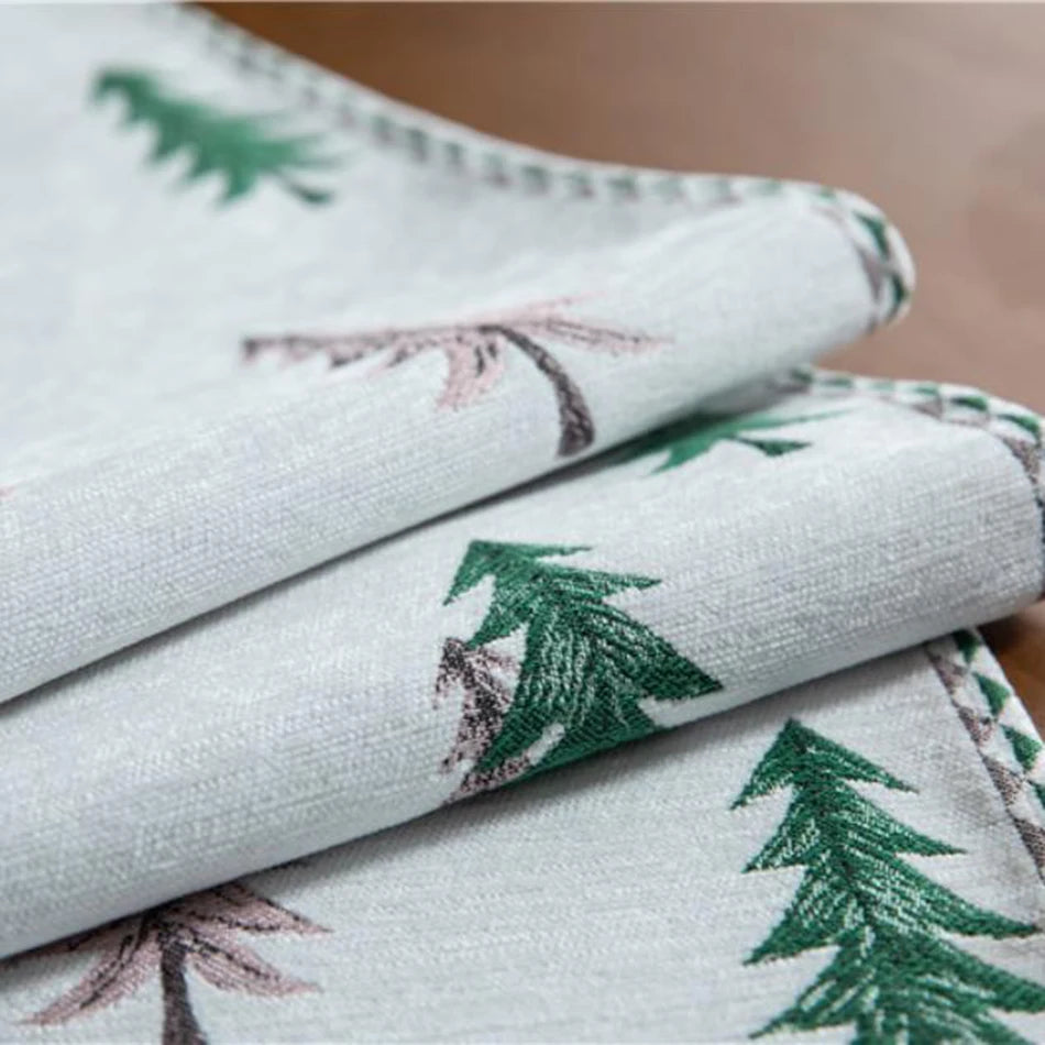 Winter Holiday Elk Table Runner