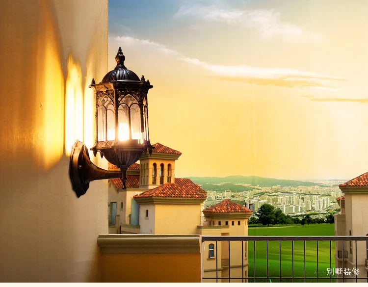Antirust Retro Outdoor Wall Lantern