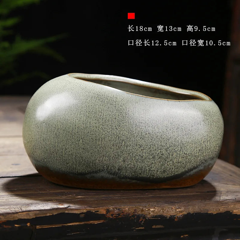 Retro Ceramic Succulent Pot