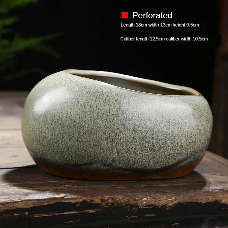 Retro Ceramic Succulent Pot