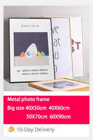 Custom Square Wood Photo Frame