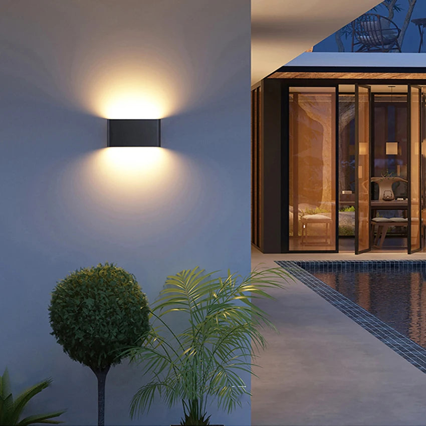 LED Outdoor Waterproof IP65 Wall Light Porch Garden Wall Lamp & Indoor