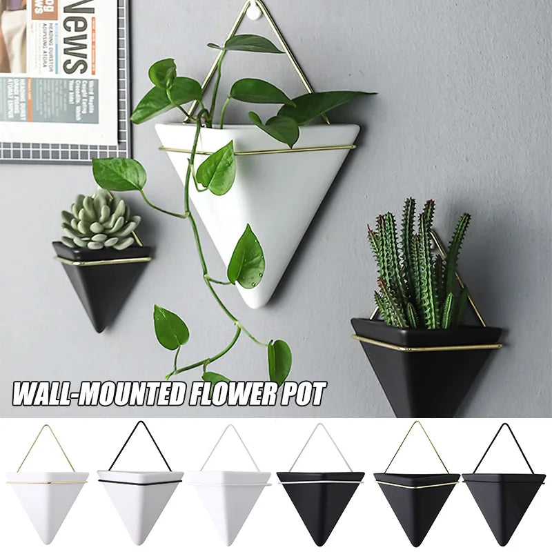Nordic Wall Mounted Ceramic Planter