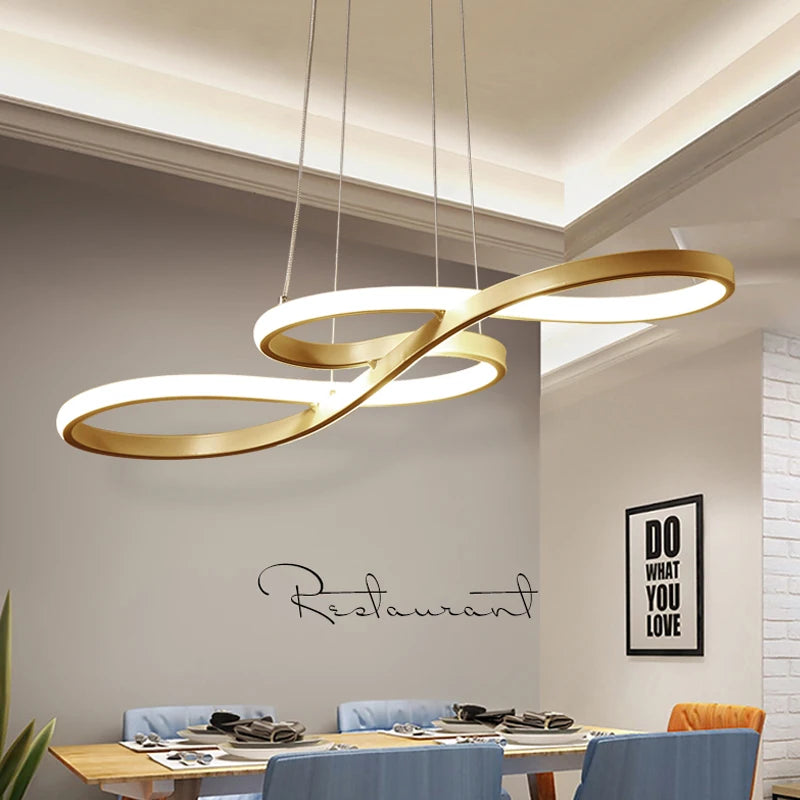 Modern Linear Island Pendant Light