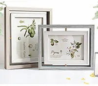 Custom Square Wood Photo Frame