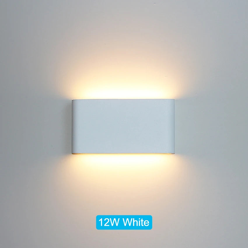 LED Outdoor Waterproof IP65 Wall Light Porch Garden Wall Lamp & Indoor