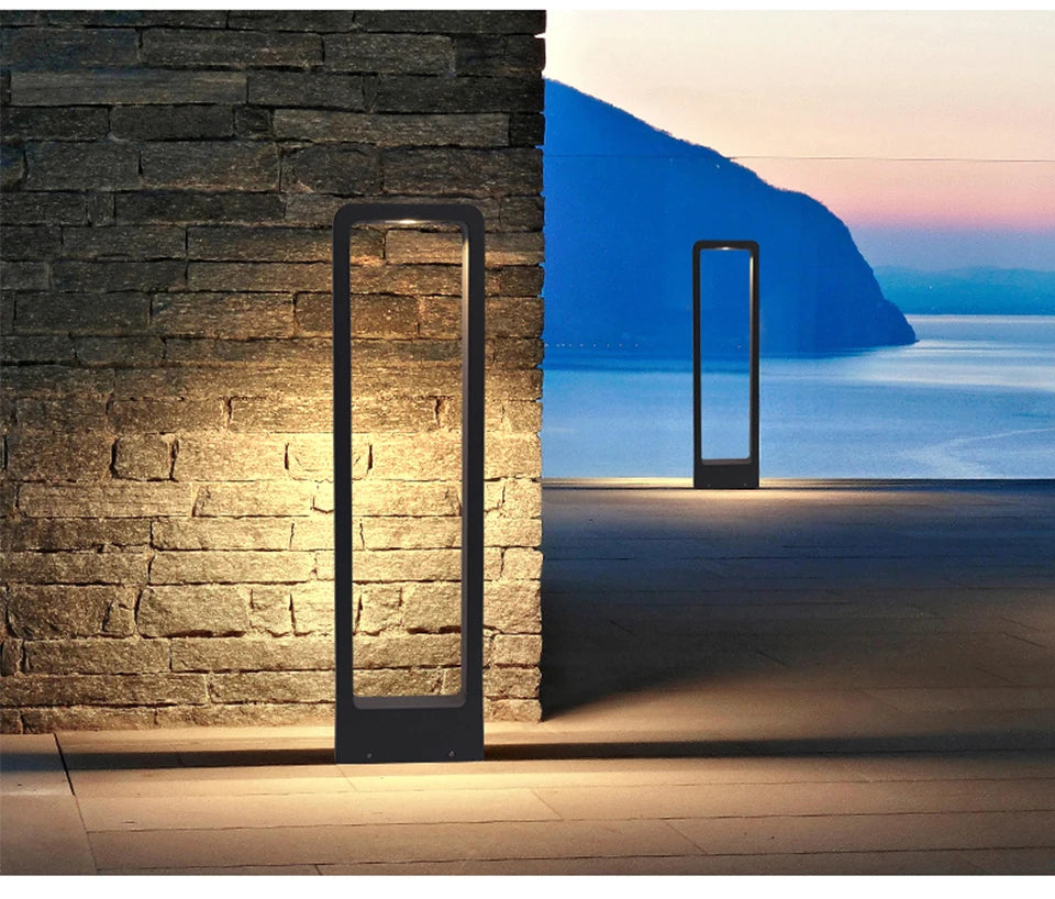 7W Aluminum LED Garden Bollard Lawn Light