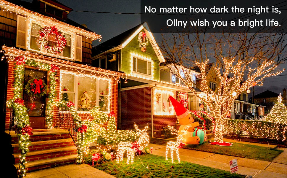 Solar Garden String Lights 8 Modes