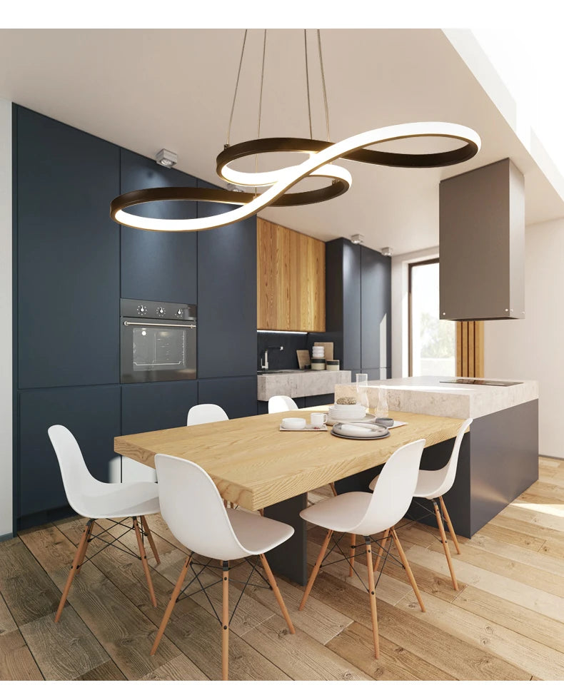 Modern Linear Island Pendant Light