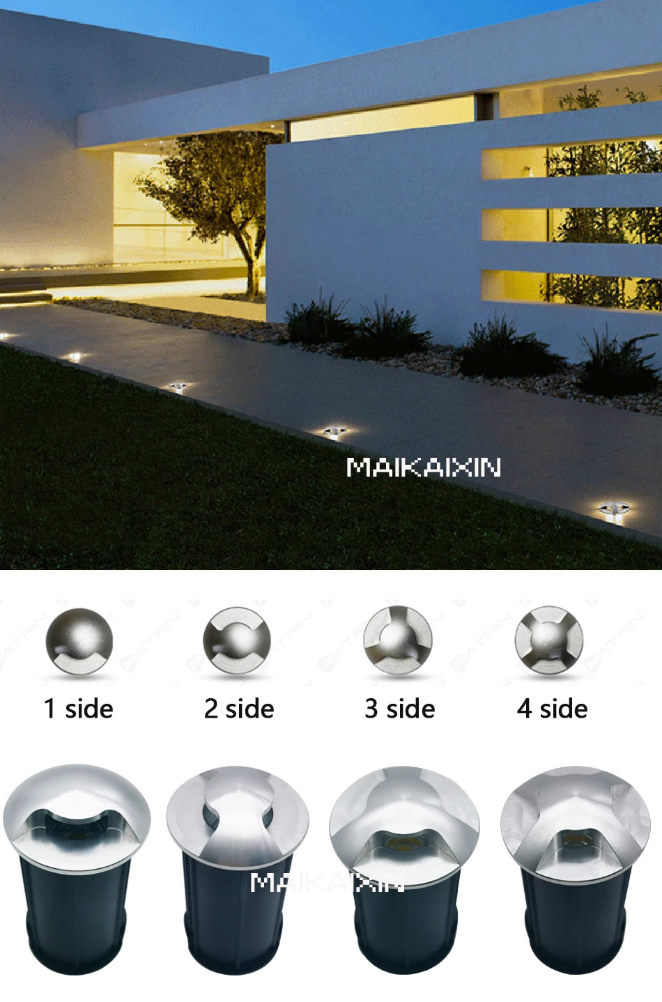 Directional Beam Inground Deck Light