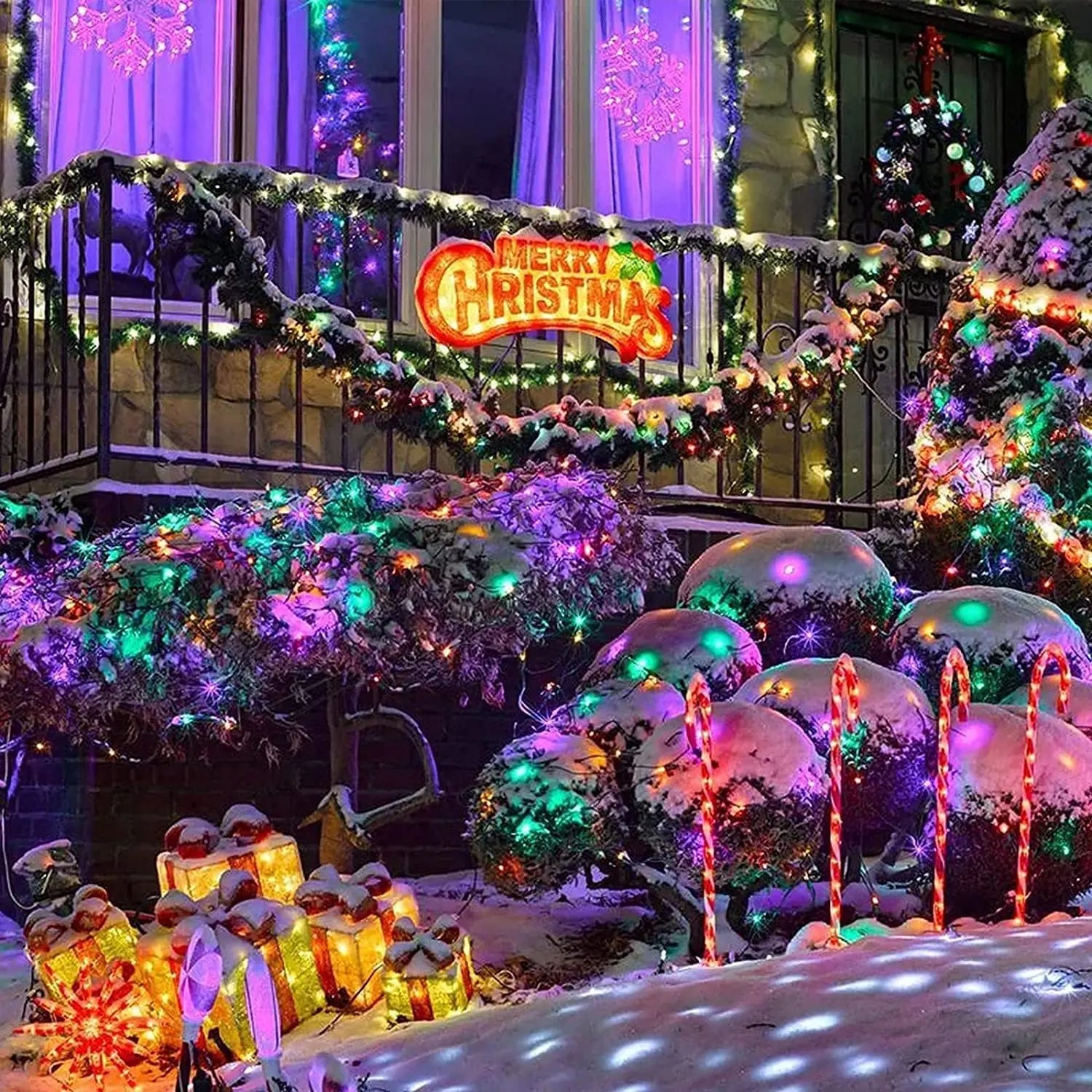 Solar Garden String Lights 8 Modes