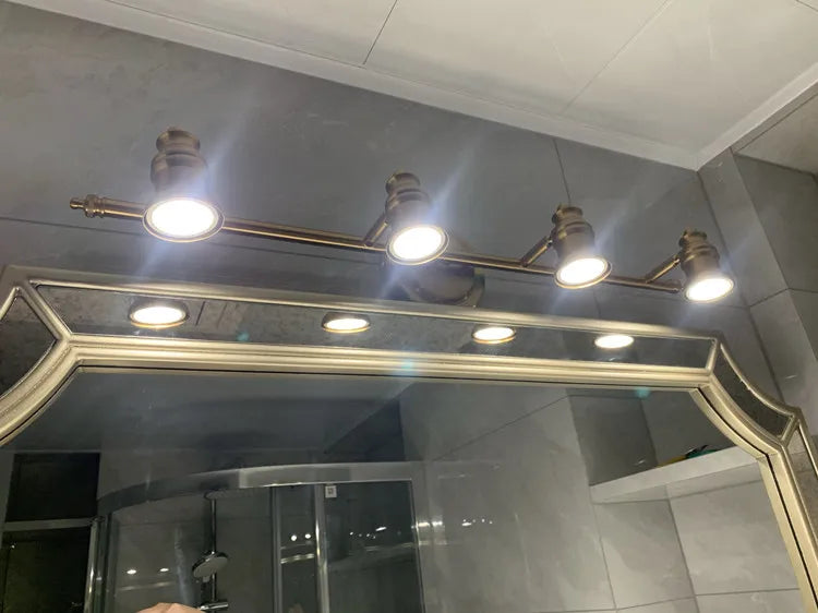Vintage Bronze Vanity Mirror Light
