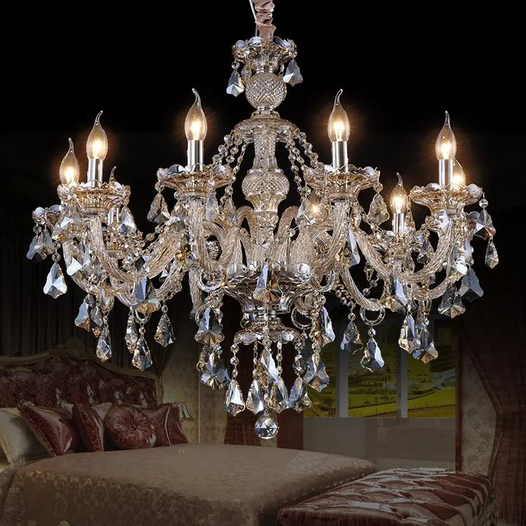 Modern Crystal Led Chandelier Cognic/TR GOLD/Silver K9 Large