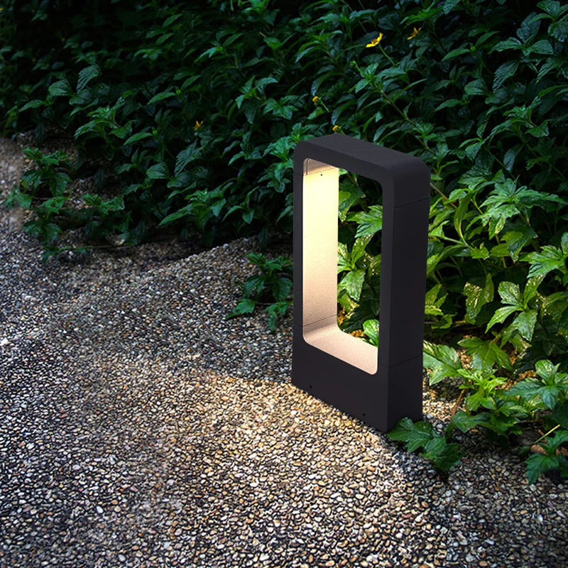 7W Aluminum LED Garden Bollard Lawn Light