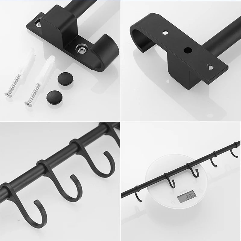 Wall Mounted Kitchen Hook Rack