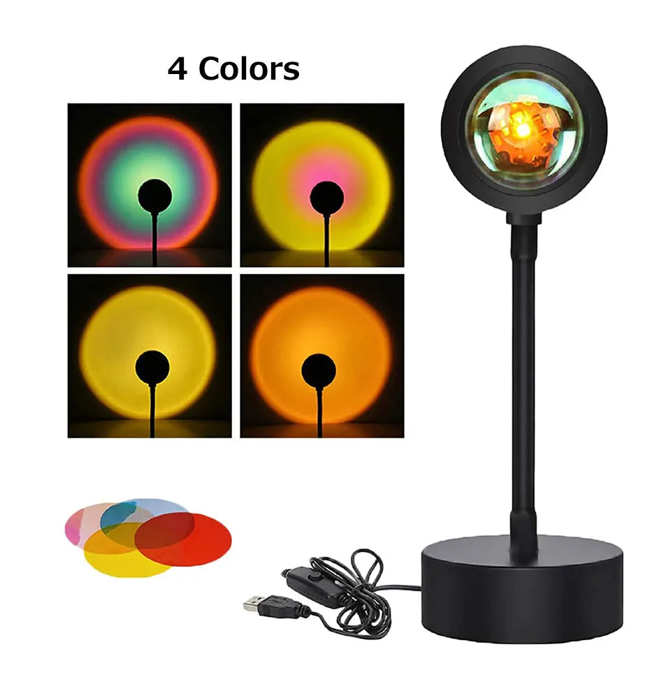 LED Sunset USB Party Projector