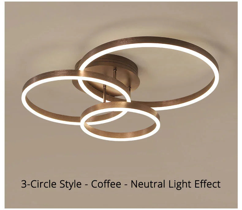 Nordic Round Circle Chandelier