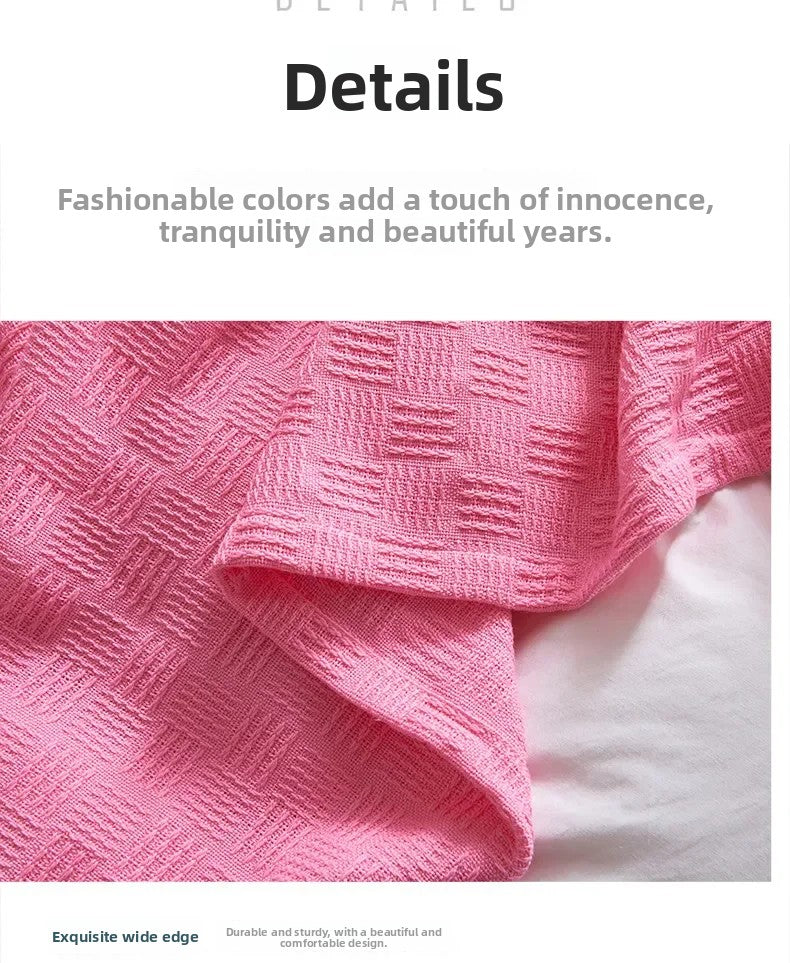 Cotton Gauze Knit Blanket