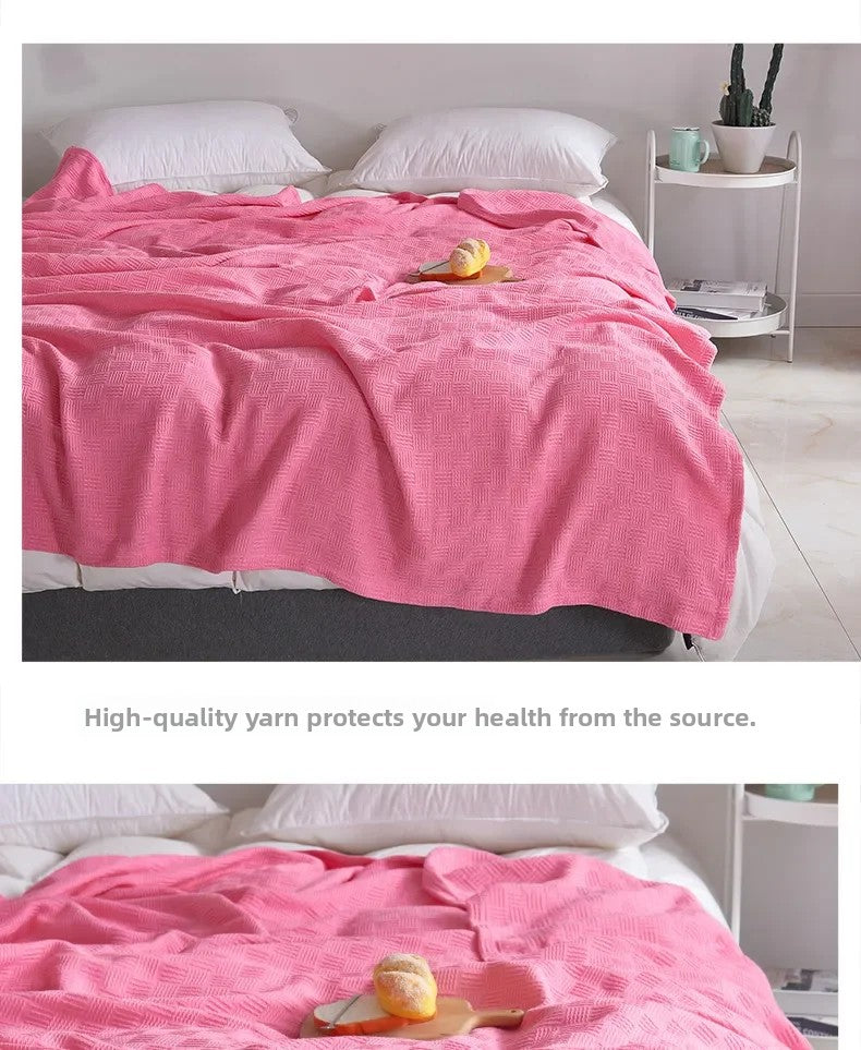 Cotton Gauze Knit Blanket