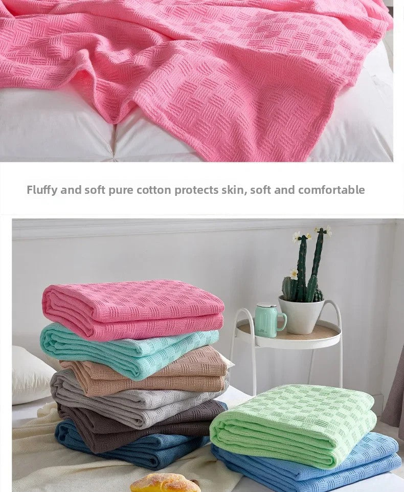 Cotton Gauze Knit Blanket